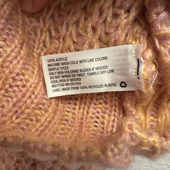 Wild Fable Womens Pullover Sweater Size Large‎ Multicolor Open Knit Long Sleeves - Picture 9 of 11